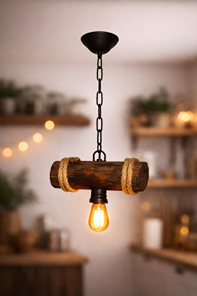 ŞEN AHŞAP AVİZE TASARIM TEKLİ AHŞAP AVIZE ESKITME MODELİ