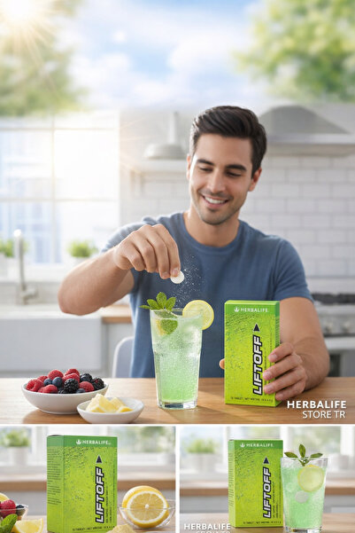 Herbalife LiftOff Efervesan İçecek Limon Aromalı 10 Tablet