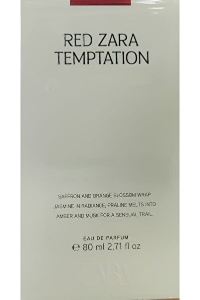 Zara Red Temptatıon 80 Ml (2.7 Fl. Oz) Kadın Parfüm
