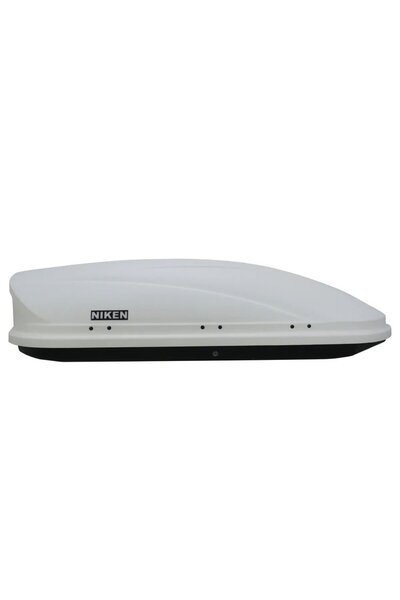 Niken Araç üstü tabut bagaj yük bagajı 3 kilitli beyaz 450lt
