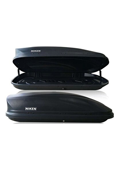 Niken Araç üstü tabut bagaj yük bagajı 3 kilitli siyah 450lt