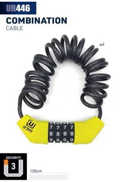 Genel Markalar UR446 ŞİFRELİ HALAT KİLİT KASK KİLİDİ
