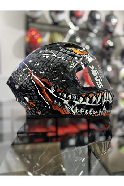 SMK Stellar Turuncu Taoteı Kapalı Kask