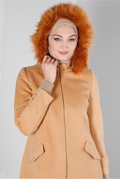 Alvina ПАЛЬТО З ВОРСОМ З КАПЮШОНОМ 90309