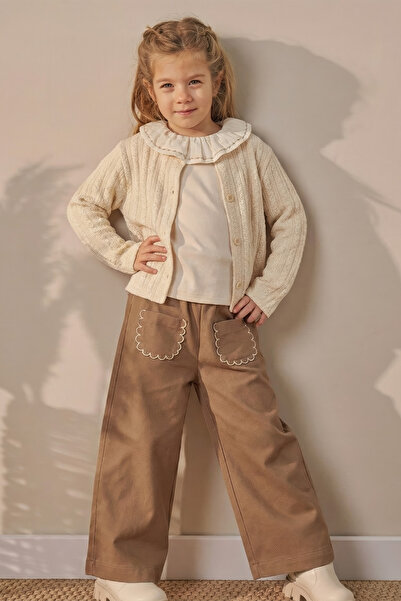 Minipodyum Cardigan pentru fetiță set cu detaliu de buzunar, set de 3 pentru ...