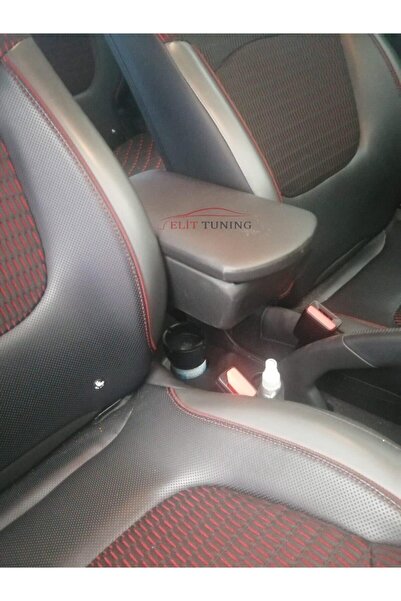 ElitTuning Renault Captur Deri Kol Dayama Kolçak Siyah Özel Üretim Mdf
