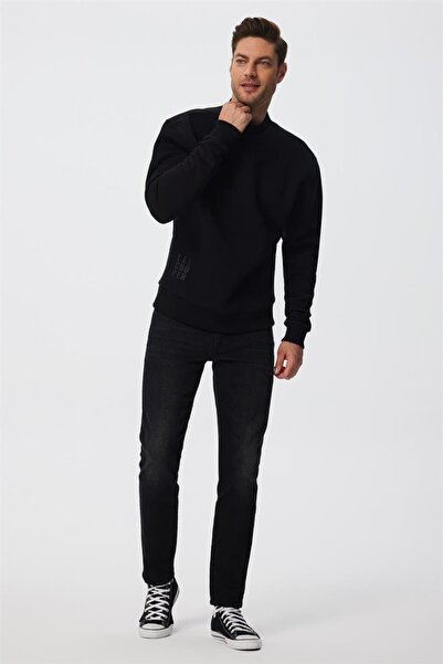 Lee Cooper كونيل سويت شيرت رجالي باللون الأسود