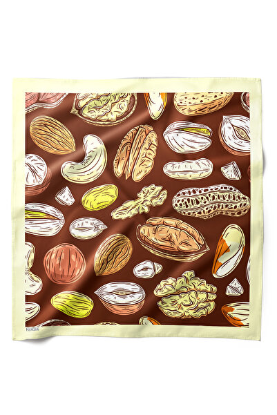 HAWWA وشاح باندانا منقوش بالجوز