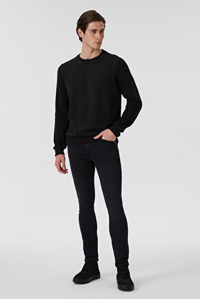 Lee Cooper سترة رجالية جديدة بتصميم مائل باللون الأسود