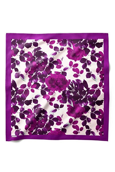 HAWWA وشاح باندانا منقوش بنقشة الزنبق الليلي