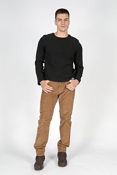 Lee Cooper Ben Erkek bumbac 100% O Yaka Swea tricou Negru