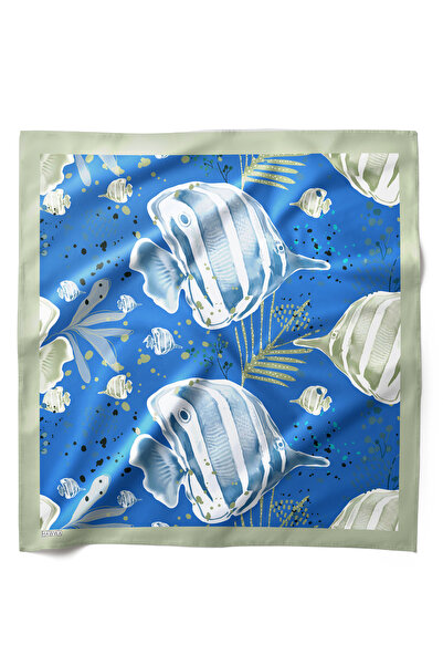 HAWWA وشاح باندانا بنمط السمك