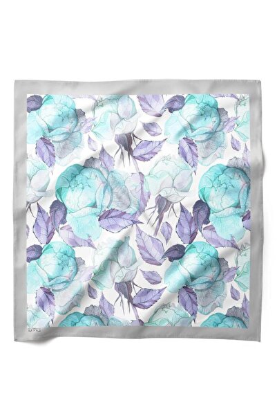 HAWWA وشاح باندانا منقوش بنمط النعناع