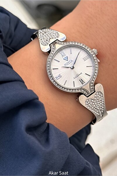 Fiesta ساعة يد نسائية F24100L بحزام فولاذي