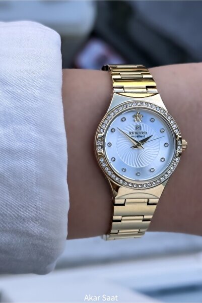 Reward ساعة يد نسائية بحزام فولاذي RD213025L