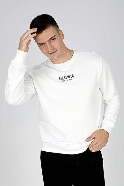 Lee Cooper Frose Men's O-Neck Sweatshirt White