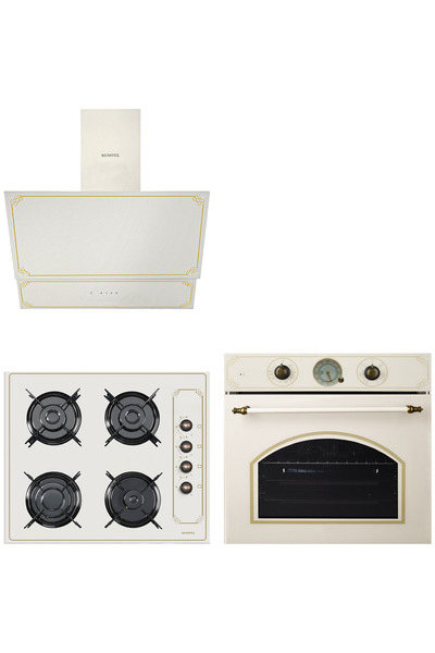 KUMTEL Rustik Pro Ankastre Set - Bej