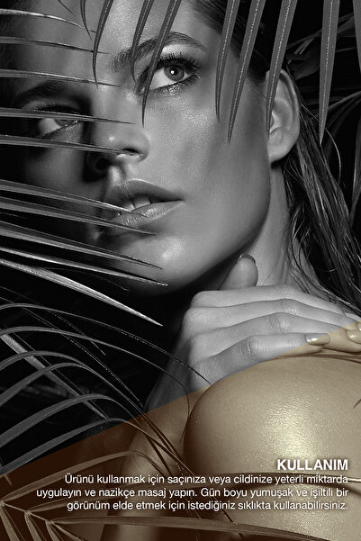 Bioxcin Gold On Skin Altın Parıltılı Kuru Yağ Saç Yüz Vücut Yağ Sprey 100 ml (Nemlendirir, Işıltı Verir)