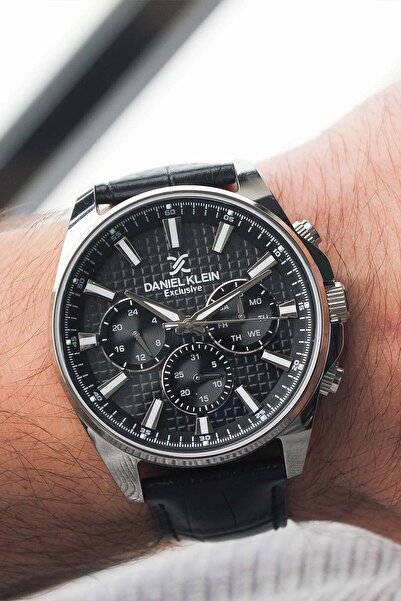 Daniel Klein Dk438666 Leather Strap Men's Wristwatch