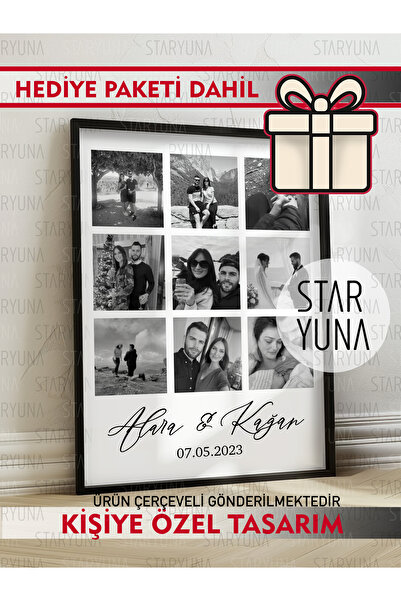 STARYUNA Sevgiliye Hediye, Yıl Dönümü Hediyesi, Kişiye Özel Hediye, Doğum Gün...