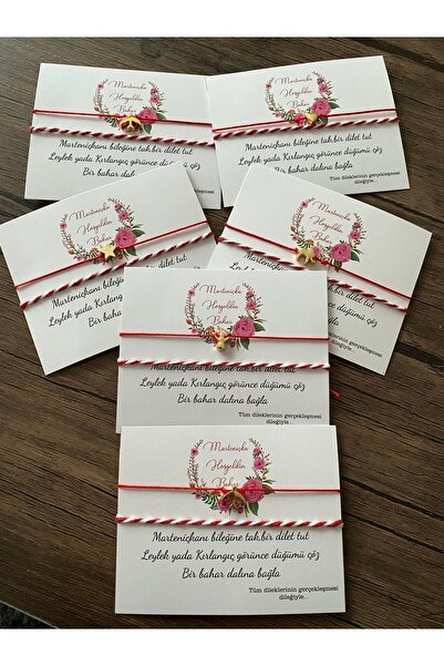 312 KONSEPT 6 Adet Farklı Figürde Marteniçka Dilek Bilekliği,nişan Düğün, Öze...