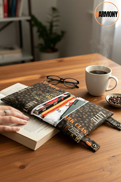 harmony dirndl Multi-Purpose Book Bag – with Phone and Pen Compartments, Zipp...