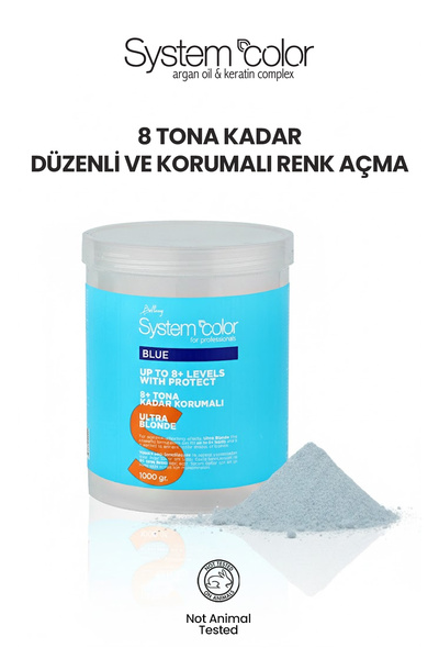 SYSTEM COLOR Oriel Toz Açıcı 1000gr Mavi