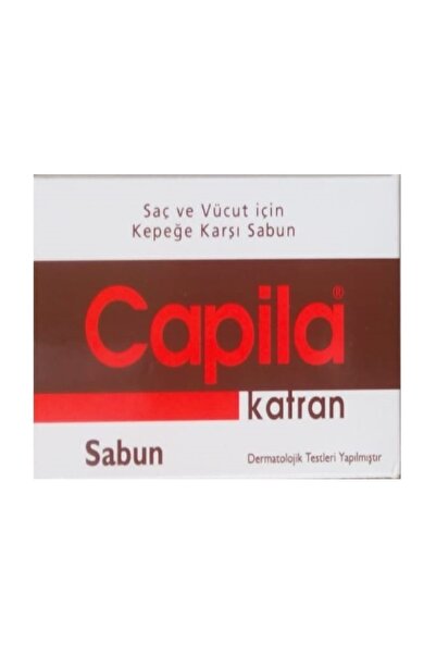 Capila Katran 90 G - Kepeğe Karşı Katranlı Ve Kükürtlü Saç Ve Vücut Sabunu