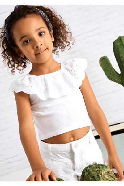 MAYORAL Girl's 3012 Short Sleeve T-Shirt with Flawes Gkm0126