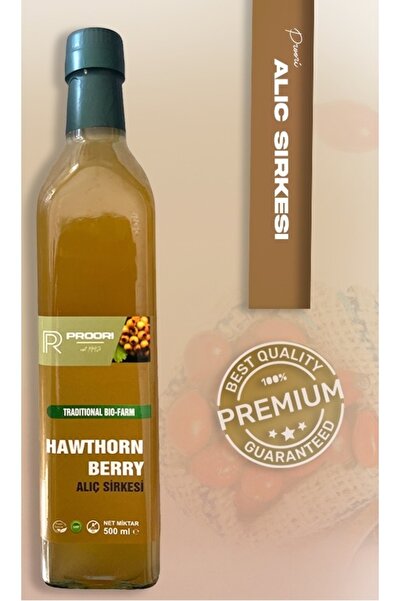 Proori Yıllanmış Alıç Sirkesi İçilebilir Doğal Fermantasyon Canlı Sirke 500 M...