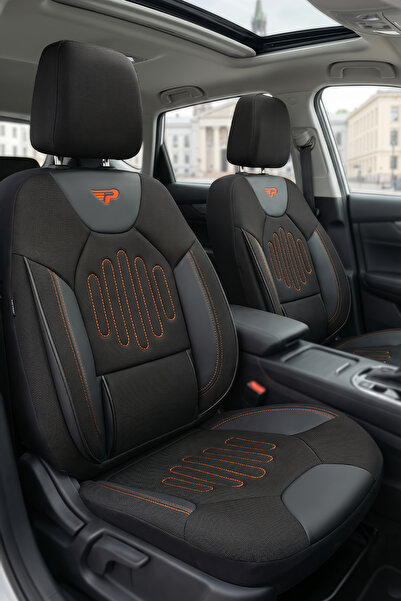 Panda Kılıf Panda Vibe Series Linen Fabric Car Seat Cover - Full Set