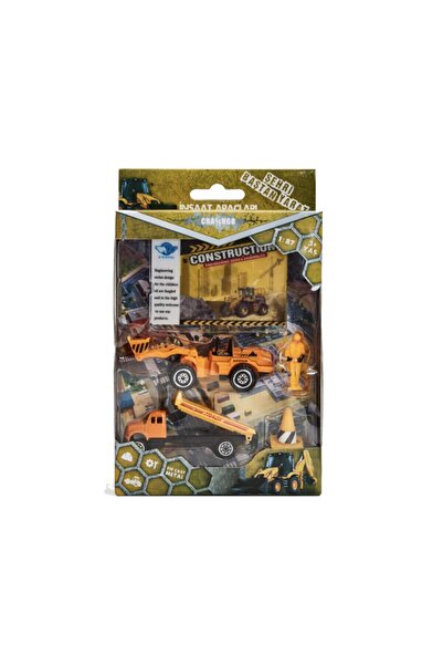 Gogo Crasshgo 1:87 Metal Inşaat Araçları-5 Parça