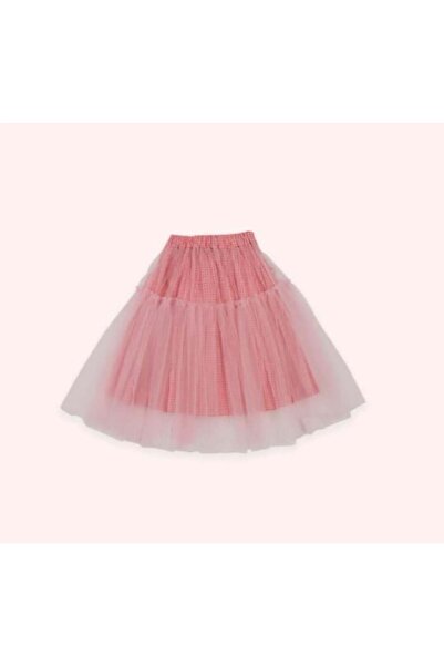 Panço Girl's Flower Girl Tulle Skirt Gkpn0405