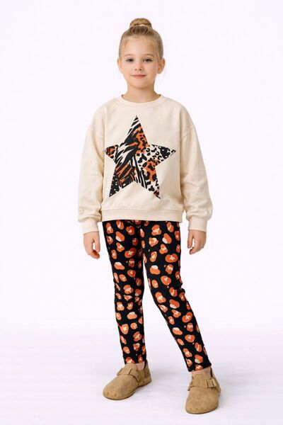 RAPAPA Girl Ribbed Bottom Top Tights Suit 1678K