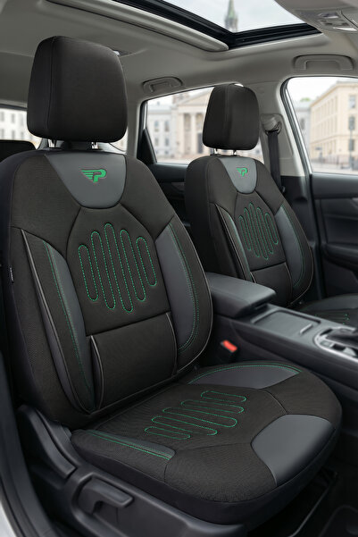 Panda Kılıf Panda Vibe Series Linen Fabric Car Seat Cover - Full Set