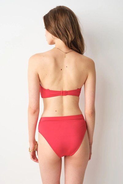 Pierre Cardin No Gossip Dennis Soft Straplez Bikini Tek Üst Kirmizi 239109