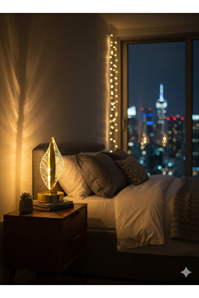 ledison altın varaklı epoksi Dekoratif Led