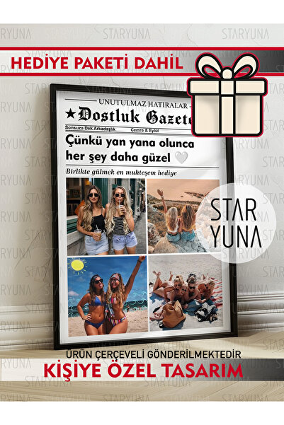 STARYUNA Anı Gazetesi, Arkadaşa Hediye, Kişiye Özel Hediye, Doğum Günü Hediye...