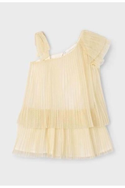 MAYORAL Girl's 3912 Shoulder Detail Dress Gkm0307