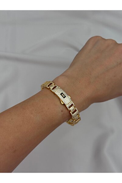 Luseda VIP Zirkon Taşlı Gurmet Kelepçe Bileklik