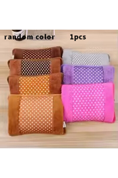 Choice كيس ماء ساخن كهربائي قابل لإعادة الشحن، بنمط منقط بألوان عشوائية، 500 ...