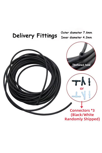 Choice خرطوم غسيل مساحات زجاج السيارة الأمامي بطول 2 متر، أنبوب رش نفاث للسيا...