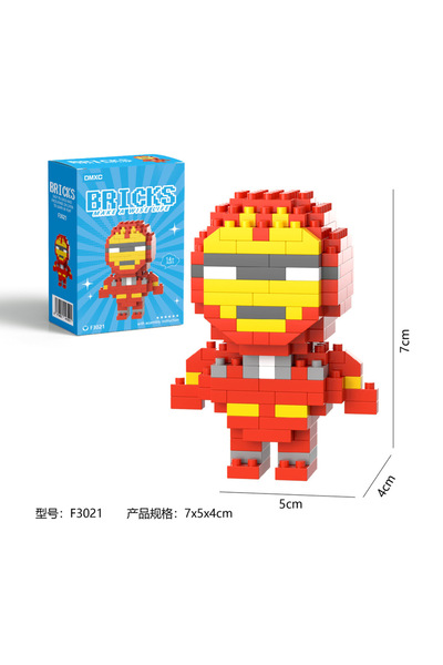 Choice مع صندوق F3021 سبايدرمان، بناء أسود، ديدبول وفينوم، شخصية الرجل الحديد...