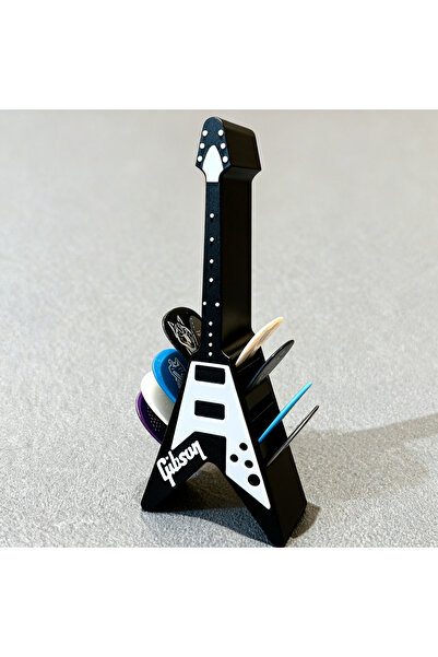 Choice حامل ريشة جيتار واحد، عبوة واحدة، يحتوي على 10 فتحات، إكسسوار جيتار عص...