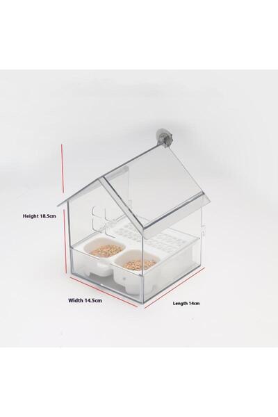 Choice A1 【E】 وعاء تغذية معلق للببغاء يمنع تناثر الطعام، وعاء تغذية متعدد الو...