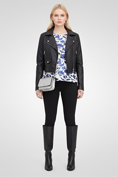 Kate Spade Women Round Neck Sleeveless Floral Pattern Top, Multicolor