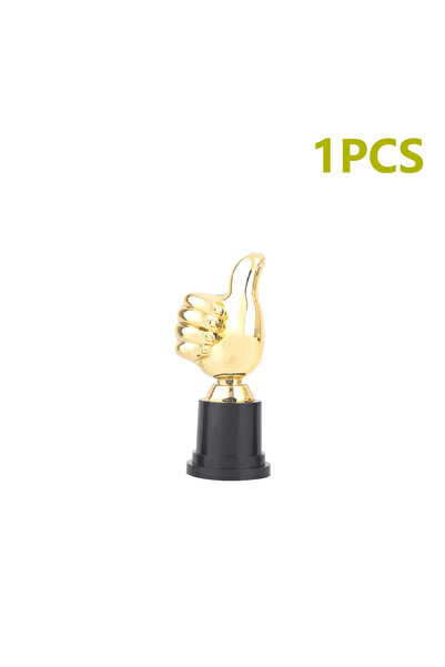 Choice 1 Pcs Thumbs Up Trophy Plastic Gold Trophies Encouragement Mini Victor...