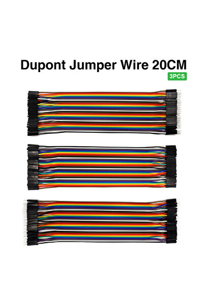 Choice مجموعة واحدة من أسلاك دوبونت بطول 20 سم، 120 قطعة، بأطوال 10 سم/20 سم/...