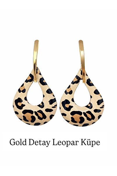 Mimoza Accessories Hm Leopard Patterned Earrings