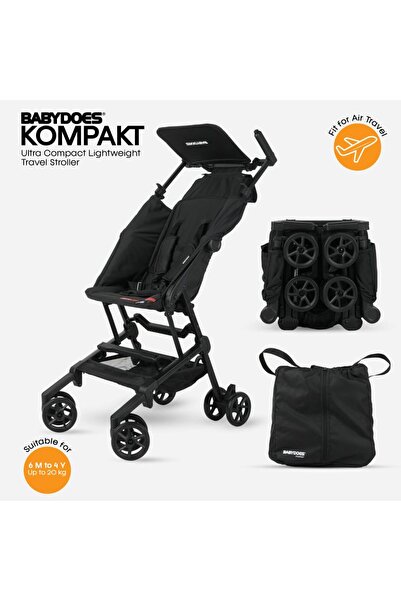 Babydoes كومباكت - عربة أطفال للسفر، قابلة للطي السريع، مناسبة للسفر الجوي، م...